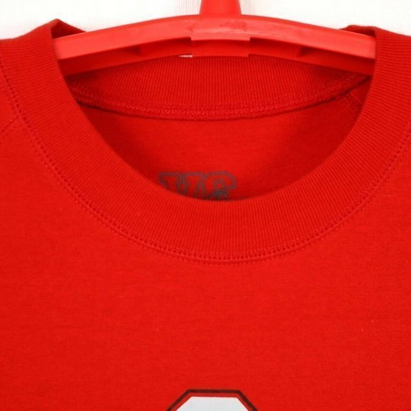 Ohio State Buckeyes OSU Muscle T-Shirt Shirt‎ Red Sleeveless L Large - Picture 12 of 12